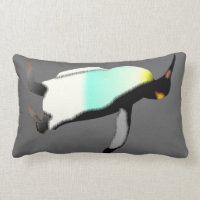 A sala bonito do menino do pinguim de imperador do