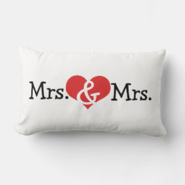 Almofada Lombar A Sra. e a Sra. Brides... - Presente de Casamento