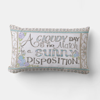 Almofada Lombar A Sunny Disposition Throw Pillow