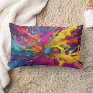 Almofada Lombar abstrato 3D -