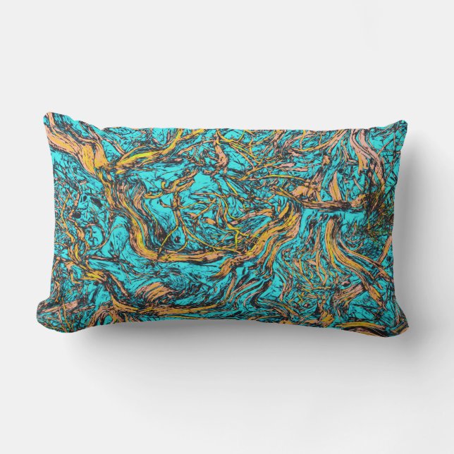 Almofada Lombar Abstrato Art legal (Frente)