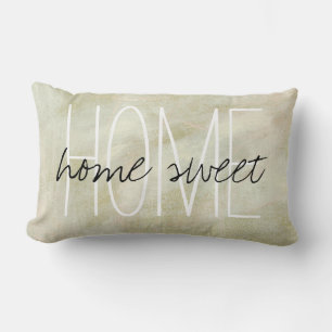 Almofada Lombar Abstrato Brushstrokes Home doce home