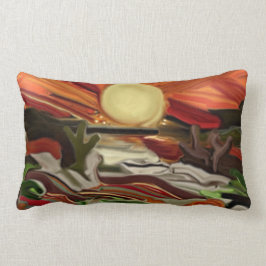 Almofada Lombar Abstrato de Arte do Sudoeste do Céu