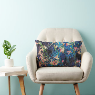 Almofada Lombar Abstrato Floral Fantasy