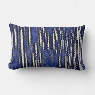 Almofada Lombar Abstrato Forest Royale-Blue