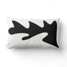 Abstrato orgânico preto-e-branco moderno