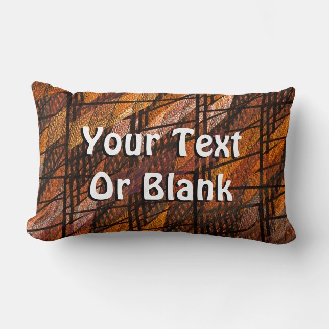 Almofada Lombar Abstrato Weave Número 1 (Frente)