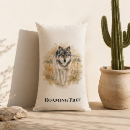 Almofada Lombar Acento da Sala Wolf Trail Southwest