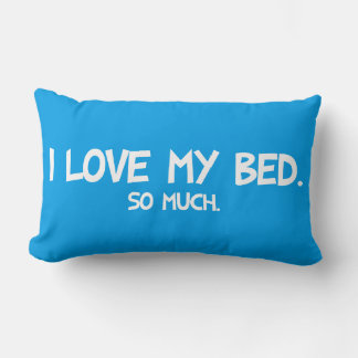 Almofada Lombar Adoro A Minha Cama - Novidade Engraçada