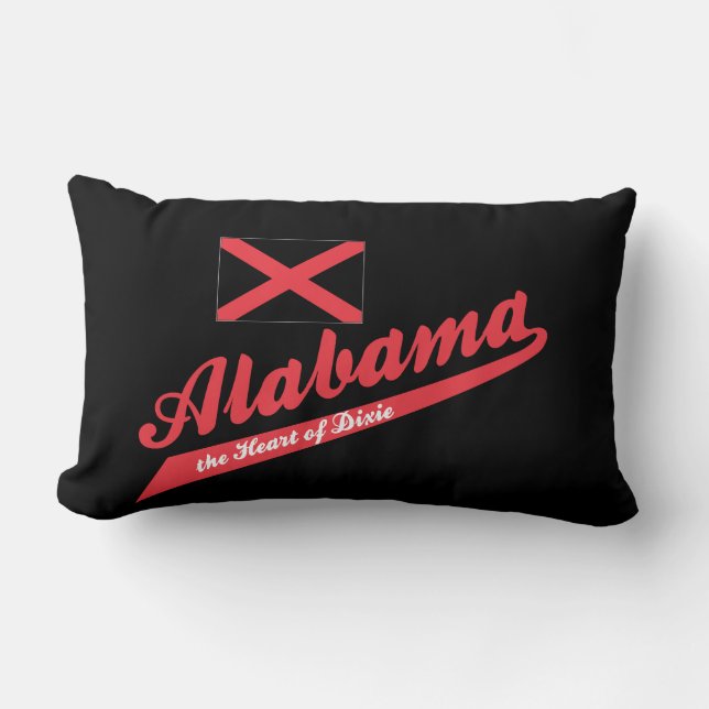 Almofada Lombar Alabama Heart of Dixie (Frente)