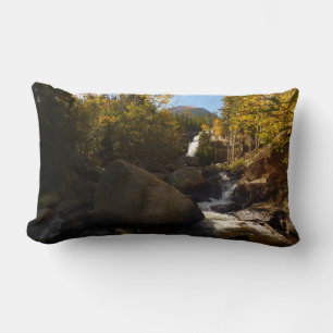 Almofada Lombar Alberta Falls no outono em Montanhas Rochosas