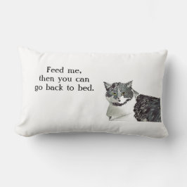 Almofada Lombar Alimente-me, então pode voltar para a cama.