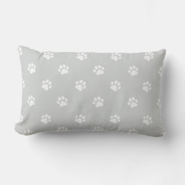 Almofada Lombar All Over Animal Paw Print Grey