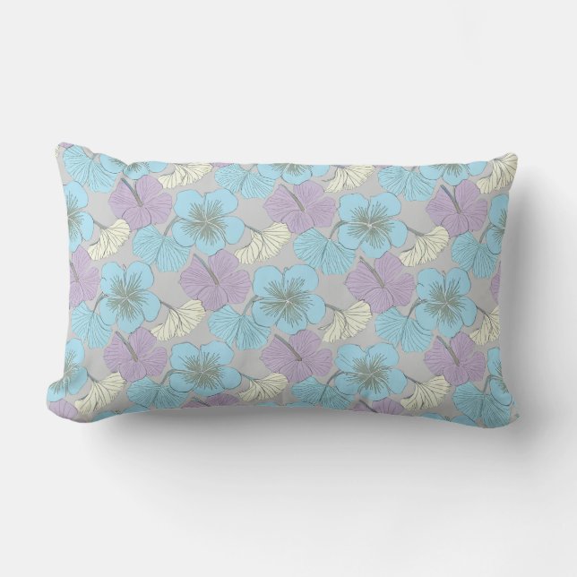 Almofada Lombar “Almofada Lombar Floral Pastel" (Frente)