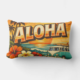 Almofada Lombar Aloha Island Vibes Sunset Scene