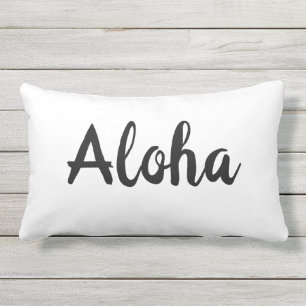 Almofada Lombar Aloha travesseiro branco - exterior