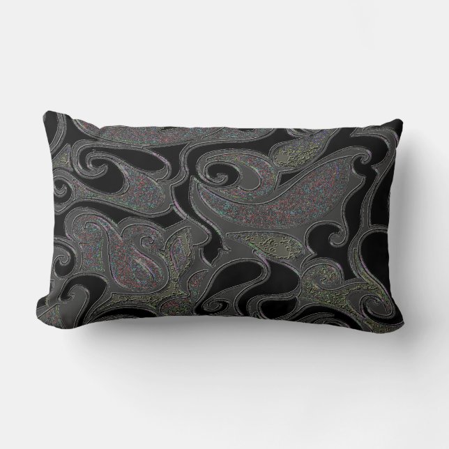 Almofada Lombar Altere o retângulo de espiral retrorreflector com  (Frente)