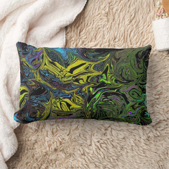 Almofada Lombar Amarelo de Grafite líquido (Cobertor)