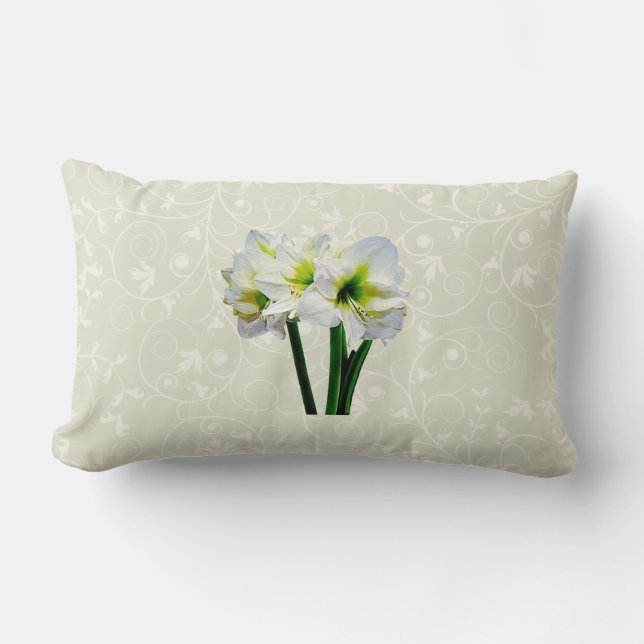 Almofada Lombar Amaryllis Green Princess (Frente)
