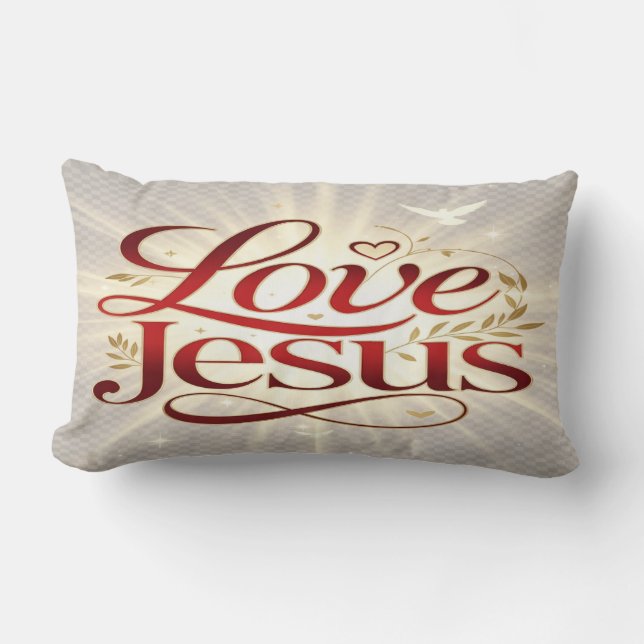 Almofada Lombar Ame Jesus (Frente)
