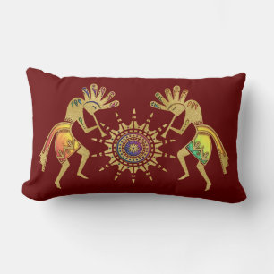 Almofada Lombar Americanos nativos - Sun Dancing Kokopelli 3