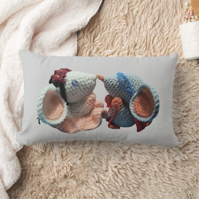 Almofada Lombar Amigurumi Mice Design (Cobertor)