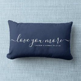 Almofada Lombar Amo você Mais Nome Personalizado Dia dos Namorados
