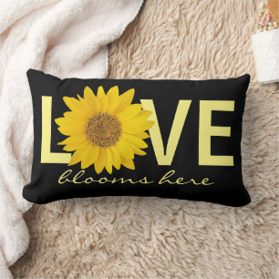 Almofada Lombar Amor Blogues Aqui Amarelo Girassol De Volta