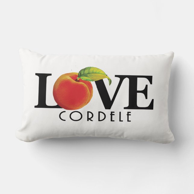 Almofada Lombar :AMOR Cordele Geórgia (Frente)