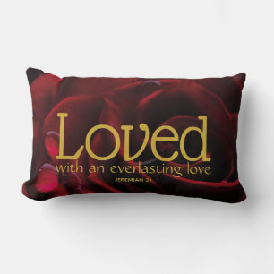 Almofada Lombar Amor de Deus cristão Dia de os namorados