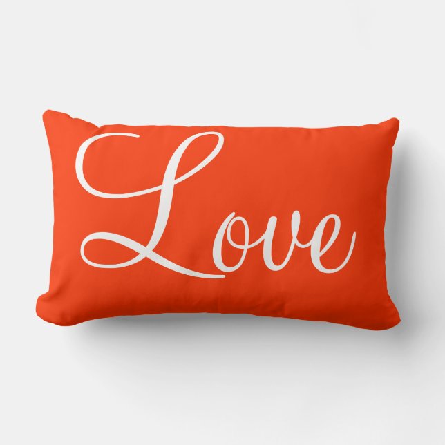 Almofada Lombar Amor, Felicidade, Sonhos Doce Quarto Decorativo A (Frente)