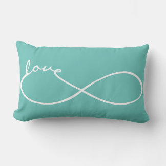 Almofada Lombar Amor Infinito Lemniscata branco + seu fundo.