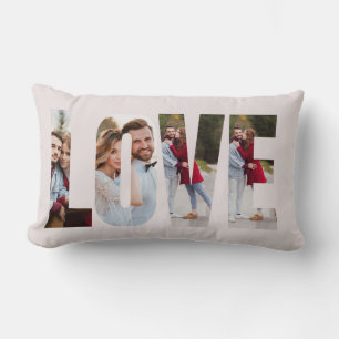 Almofada Lombar Amor Moderno Moldura 4 Foto Personalizada