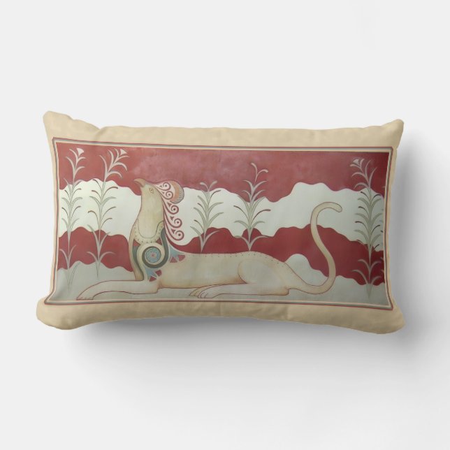 Almofada Lombar Ancient Minoan Art Pillow (Frente)