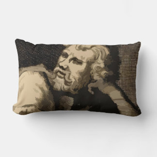 Almofada Lombar Ancient Roman Mythology Statue Sepia Accent Pillow
