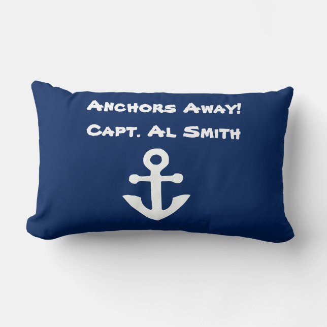 Almofada Lombar Âncora à Deriva Vela Náutica (Frente)