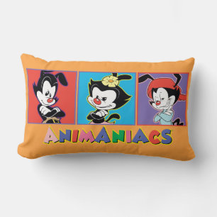 Almofada Lombar Animaniacs Gráfico do painel Yakko, Dot e Wakko