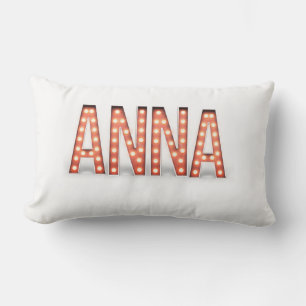 Almofada Lombar Anna Marquee Lights