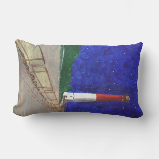 Almofada Lombar Antiga Barney Starry Night (Frente)