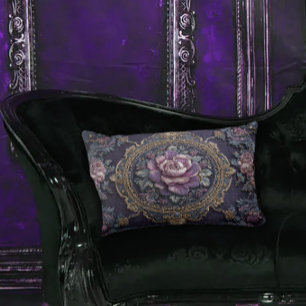 Almofada Lombar Antique Design Dark Academia