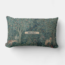 Almofada Lombar Antique William Morris Greenery Tapeçaria