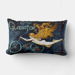 Almofada Lombar Anúncio de Bicicletas Gladiator Vintage Cycling Cy