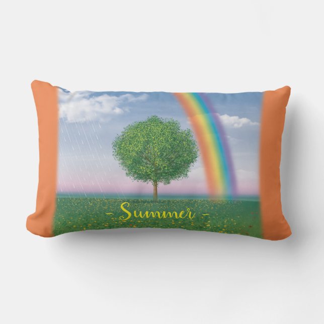 Almofada lombar ao ar livre 4 estações VERÃO (Frente)