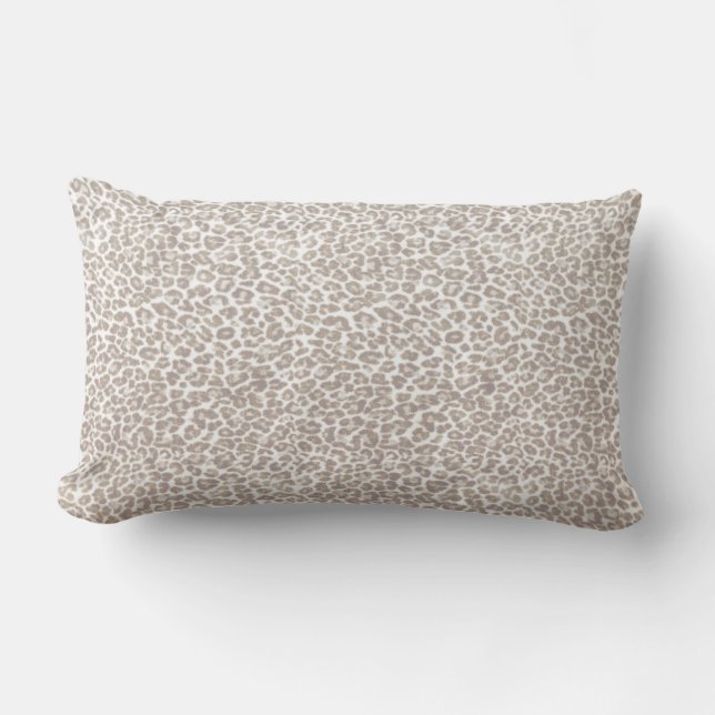 Almofada Lombar Apenas leopardo de neve (Frente)