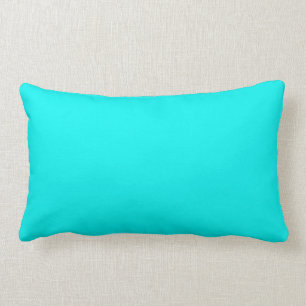 Almofada Lombar Aqua brilhante de neon sólido