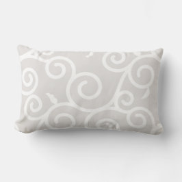 Almofada Lombar Arabesque [gray] - Japanese Traditional Pattern