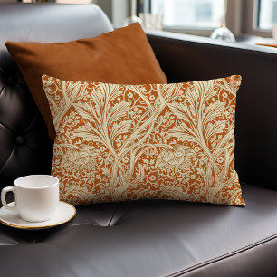 Almofada Lombar Arcadia Laranja Queimada William Morris Hawthorn