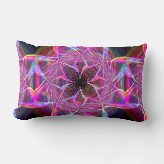 Almofada Lombar Arco Arco-íris Louco Dois (Frente)