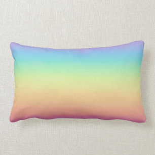 Almofada Lombar Arco-íris Pastel Ombre