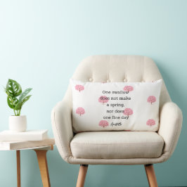 Almofada Lombar Aristotle Spring Quote Decor For Home 